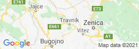 Travnik map